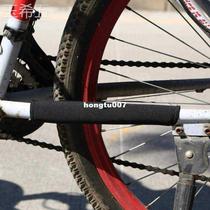 Bike Bicycle Frame Chain Stay Posted Protector Black Polyest