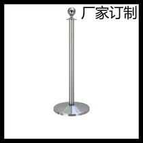 Brushed stainless steel railing column lanyard ball column manufacturer concierge pole silver 320 chassis manufacturer