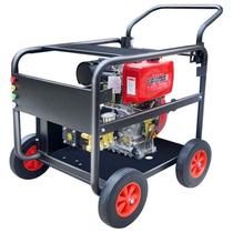 Diesel twin-cylinder hand-operated electric start imported AR pump 500kg pressure-18m mobile car wash