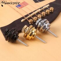 Miwayer Guitar Strap Locks Flat Round Head Heavy Duty Metal