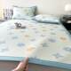 Summer ice silk mat three-piece set summer 2025 new washable sheets household air conditioning soft mat dormitory