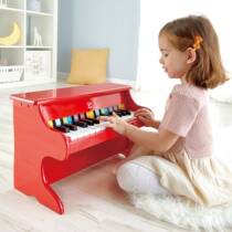 Childrens wooden toy piano multifunctional electronic piano for home use 7497 baby gift for girls