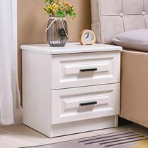 White bedside table storage small cabinet simple modern light luxury bedroom bedside storage cabinet 35cm wide economical