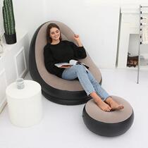 Inflatable sofa chair thickened lazy sofa bedroom home leisure single portable outdoor sofa bed
