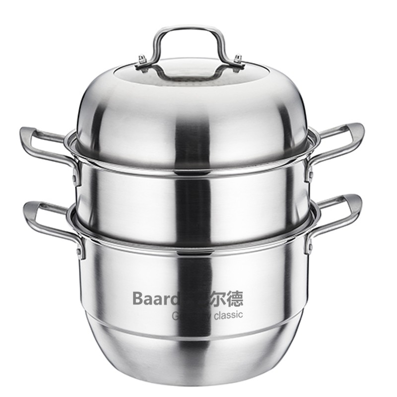 巴尔德鲜美味 三层蒸汽锅 直径28cm BZ-028A