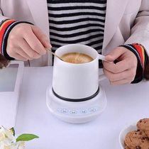Heated Coaster 100 Degrees Can Boil Water Insulation Base Touch Control Constant Thermostat Coaster Three-level Temperature Control X Office Tea Cup 1