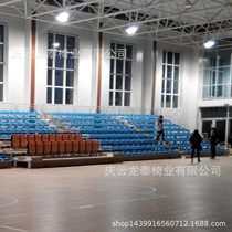 Indoor and outdoor movable grandstand seats. Mobile retractable grandstand chairs for sports venues in optional colors.