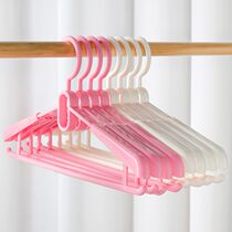 Plastic extended clothes hanger retractable from 41 to 52CM thickened and thickened rotatable extra large batch clothes hanger