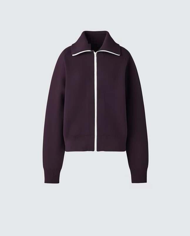 Ribbed Zipper Knit Cardigan for Women and Men, Collaboration Style, Casual Fashion Versatile Sweater Coat 491977