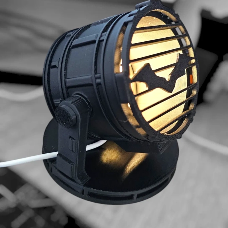 Batman Signal Light Superhero Desktop Lamp Ornament 3D Printed Creative ins Style 3D Postmodern Black Batman
