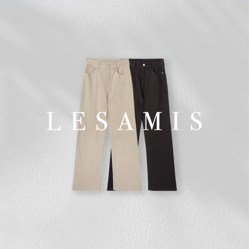 Lesamis· "Simple Style Old Money Tencel Cotton High-Waisted Casual Jeans A992002935 Lesamis· "Simple Style Old Money Tencel Cotton High-Waisted Casual Jeans A992002935