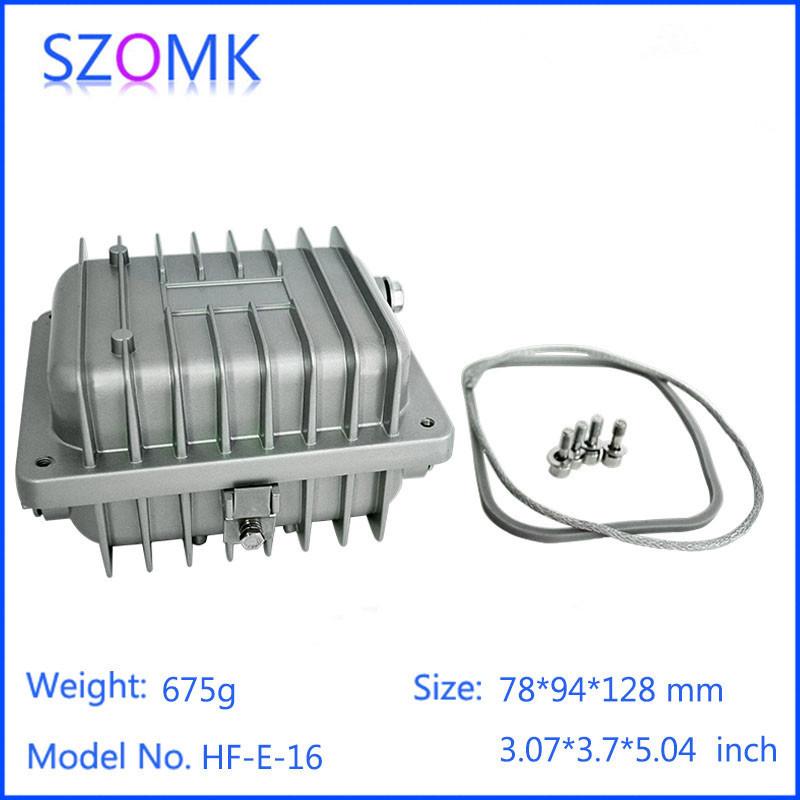Okom die-cast aluminum shielding box shell cable junction box aluminum alloy chassis waterproof box shell HF-E-16