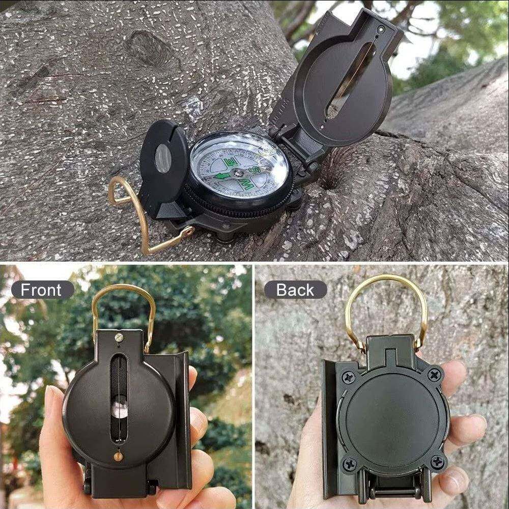 Amazon AMAZON хит продаж пластиковый американский альпинистский компас для кемпинга на открытом воздухе, светящийся многофункциональный компас