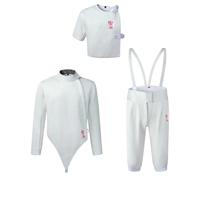 2024 New Regulations Fencing Protective Clothing 450n Tops and Pants Three-piece Set Foil Epee Saber Adult Childrens Equipment