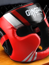 Jingpai Boxing Helmet Head Protector Adult Taekwondo Childrens Headgear Mens Sanda Muay Thai Thickened Fighting Training