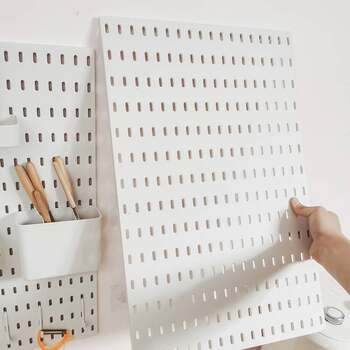 Sufa kitchen living room dormitory artifact hole board can be combined hole board hole board white universal accessories