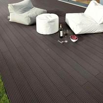 Plastic self-laid wooden floor outdoor waterproof anti-corrosion wood grain villa terrace courtyard landscape wpc floor