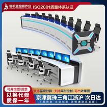 New monitoring console dispatching console command center console machine room monitoring center command console special-shaped manufacturer