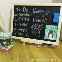 Creative magnetic blackboard hanging home store milk tea shop childrens bracket teaching erasable advertising small blackboard