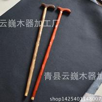 Chicken wing wood crutches walking sticks hiking sticks red rosewood wood