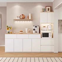 Nordic style elegant solid wood sideboard integrated modern minimalist living room storage cabinet tea cabinet storage cabinet