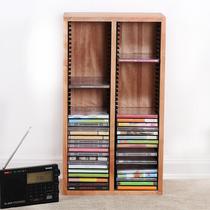 New Juyang CD rack desktop CD record storage rack HIFI tape box old record collection box PS4 game light