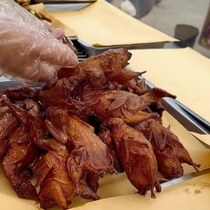 Paper for wrapping cooked food sesame pepper chicken wrapping paper hand-shred duck roast duck wrapping paper stall tray paper coated grease-proof paper