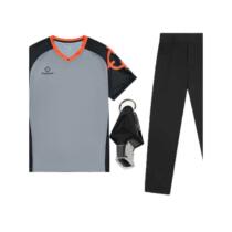 The accurate basketball referee uniform suit (the same style sponsored by CUBA) comes with a whistle high waist and no belt customized printing