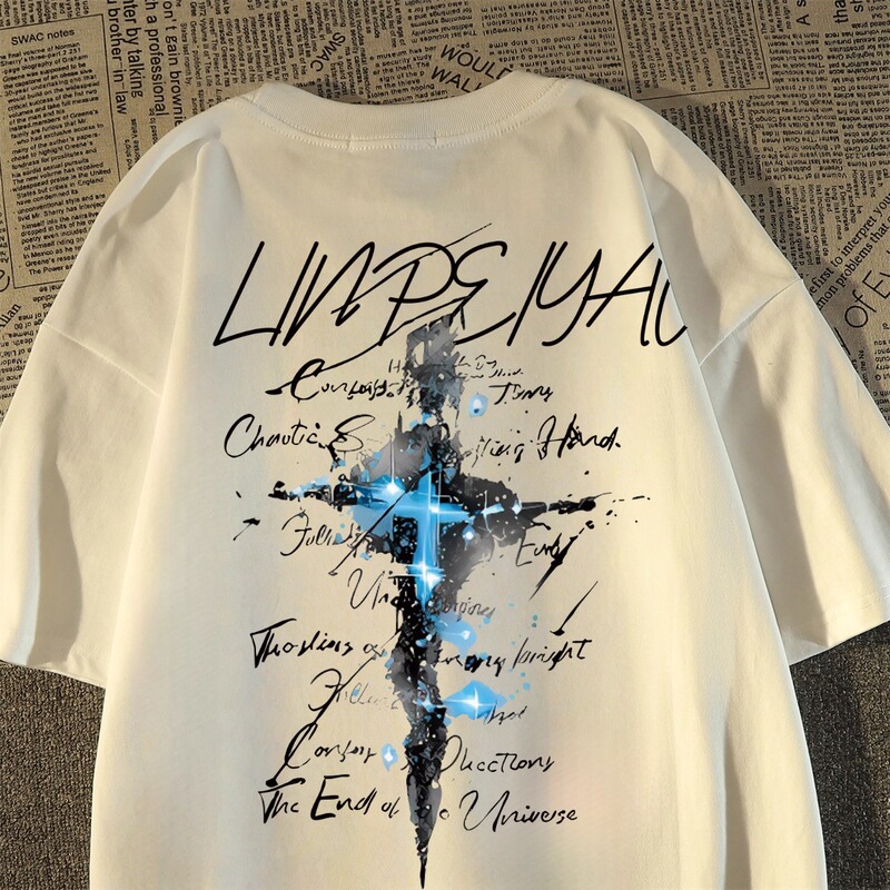 Trendy Street Style Pure Cotton Short-Sleeve T-Shirt for Boys, Summer Fashion, Cool and Stylish Children's Half-Sleeve Top