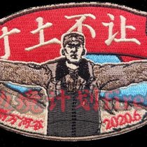 Border Project firefly leaves no stone unturned exquisitely embroidered Velcro epaulette armband