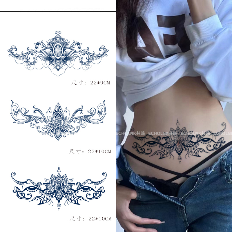 Herbal Tattoo Stickers for Women, Waterproof and Long-Lasting, Realistic Fake Tattoos for Chest, Abdomen, Scar Cover, Pregnancy Marks, Semi-Permanent Stickers Herbal Tattoo Stickers for Women, Waterproof and Long-Lasting, Realistic Fake Tattoos for Chest, Abdomen, Scar Cover, Pregnancy Marks, Semi-Permanent Stickers