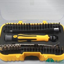 Multifunctional combination screwdriver 45-piece set Computer and mobile phone disassembly household combination tool 6093A