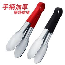 Fried tongs handle fried meat non-slip handmade grilled sausage carbon fire tongs extended iron tongs roast duck tongs food picker