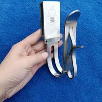 Electric wrench rack and woodworking special hook waist rack wrench simple pure white stainless steel double hook