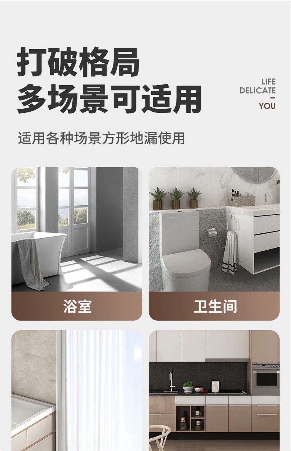 Трапных аксессуары 【下单立减30】卫生间弹跳地漏芯通用浴室下水道防溢水防臭防堵tq