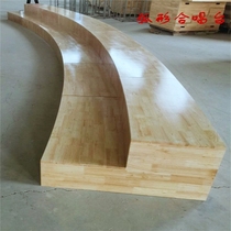 Telescopic choir stage solid wood music chorus conductor stage three-story photo stage with removable and foldable steps