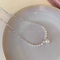 Breeze Manor~Light Luxury Niche Pearl Necklace Feminine and Versatile Clavicle Chain 2024 New Hot Style Necklace