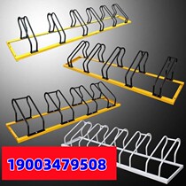 Card-type bicycle parking rack parking rack ground lock parking rack electric vehicle parking rack factory direct sales