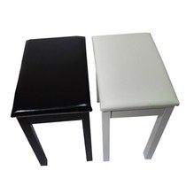 Universal guzheng stool with solid wood legs single guzheng stool height 45CM black and white available