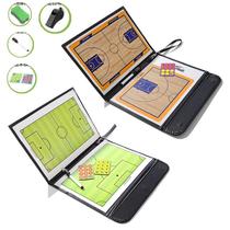 Basketball tactical board convenient foldable coaching board training student version magnet stand type straight football notebook