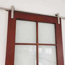 Barn door bookshelf door stainless steel track wooden door sliding door pulley 304 stainless steel track