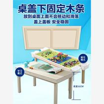 Childrens toy table building block table solid wood multi-functional space sand table for boys and girls baby assembled educational toy table