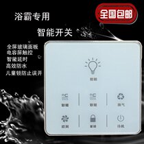 OP bathroom heater touch screen switch smart bathroom heater switch wind heating bathroom heater five-way switch carbon fiber bathroom heater