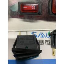 Chongguan Saiwei waterproof boat switch KCD3-2X1N 3-pin 2-speed rocker switch with light red green silver dot