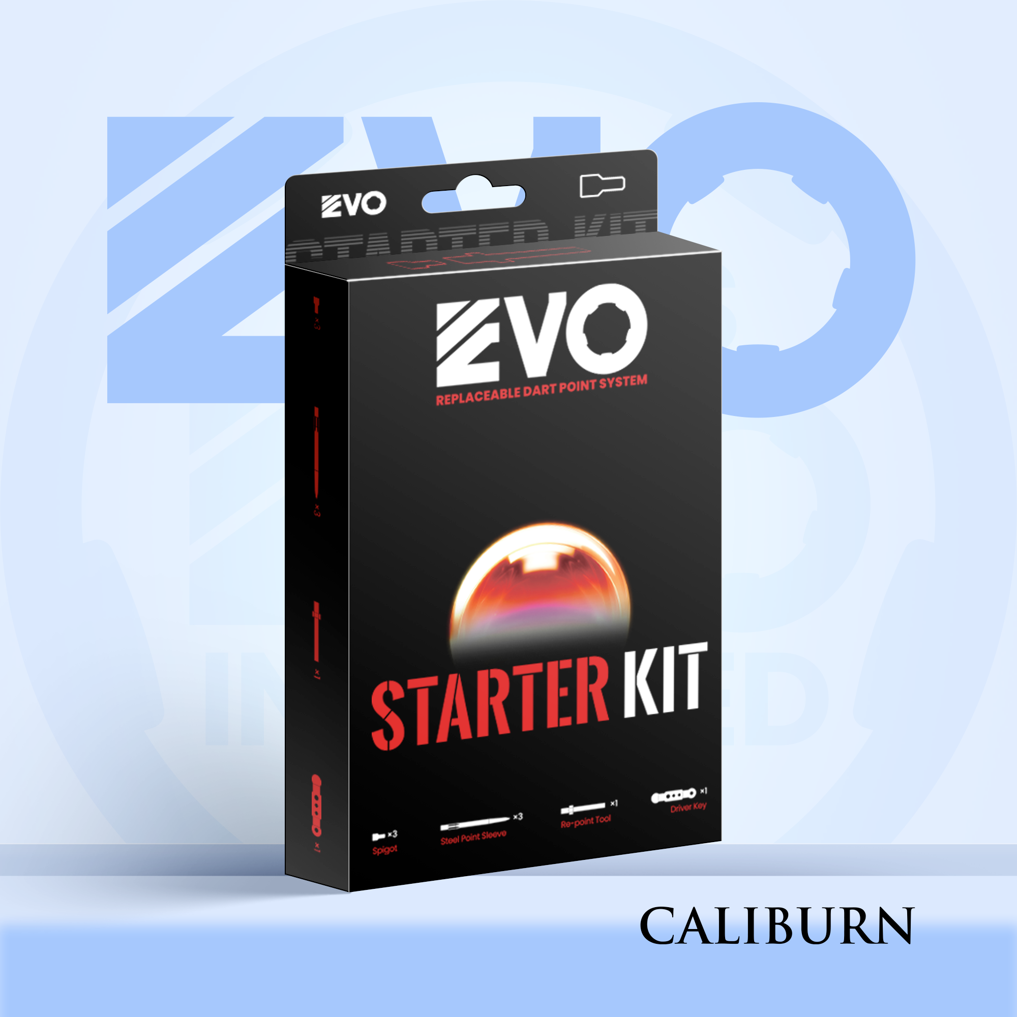 Девять фирменных сменных игл для жесткого дротика EVO для начинающих Набор сумок для быстрого старта универсальный обычный жесткий дротик Изображение 1