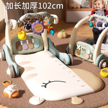 Baby pedal piano fitness stand multi-functional 0 to 1 year old baby pedal music toy toddler toddler two-in-one