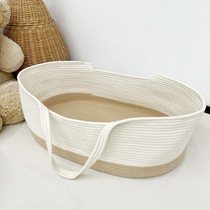 Baby outing basket portable car cradle sleeping basket portable car newborn safe bed for discharge from hospital