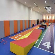 Anti-collision self-adhesive sports hall flame-retardant wall basketball court wall protective mat non-marking and non-harming training class soft bag