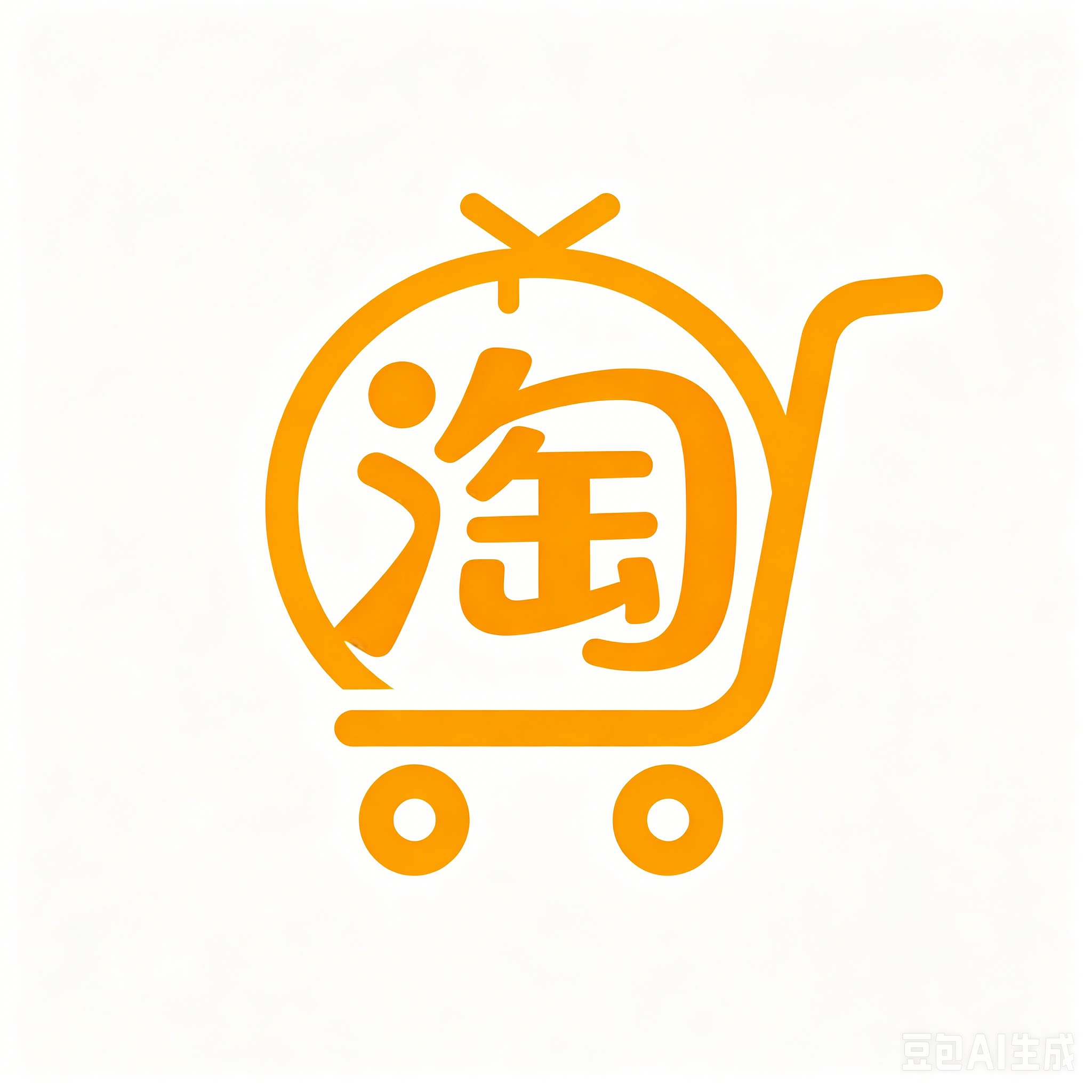 乐淘好物优品的LOGO