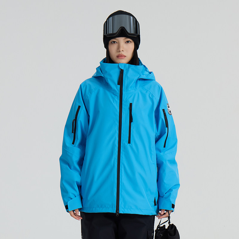 Coldelement New Ski Clothing for Men and Women, Snowboard Windproof and Waterproof Ski Jacket, Wear-Resistant, Warm, Solid Color